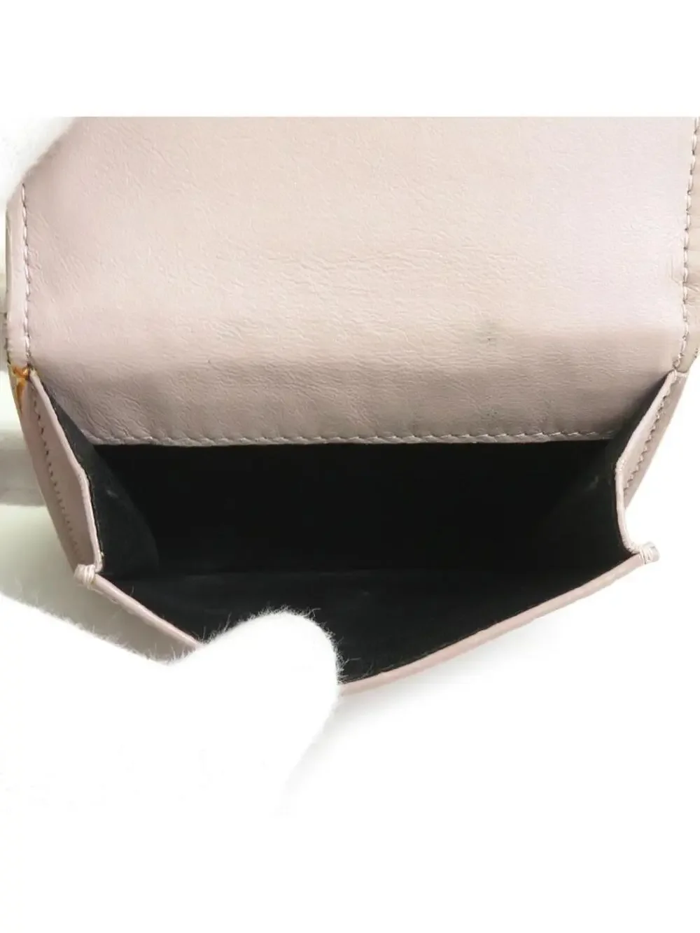 Auth Saint Laurent Trifold Wallet Pink #280351S16B